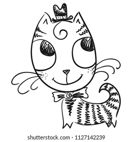 Cat. Vector illustration