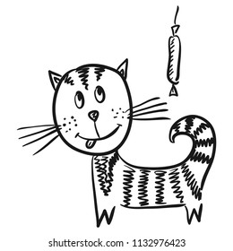 Cat. Vector illustration