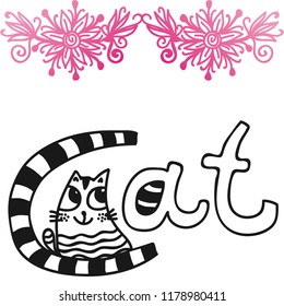 Cat. Vector illustration