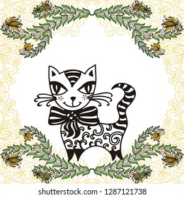 Cat. Vector illustration
