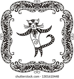 Cat. Vector illustration
