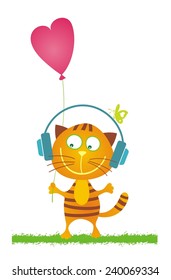 Cat. Vector illustration. 