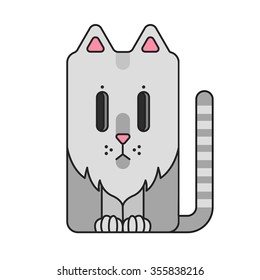 Cat. Vector illustration