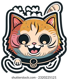 a cat vector illustration art