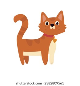 Cat. Vector illustration of cute cat icon. cute cat
