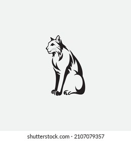 cat vector illustration design icon logo template