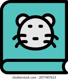 cat vector illustration isolated on a transparent background . colour vector icons for concept or web graphics.