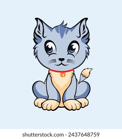 cat vector illustration t shirt print