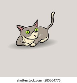 Cat, vector illustration for your design, eps10