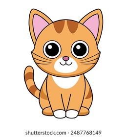 Cat vector illustrations  printable, cute designs for clipart, cartoons, and line art.