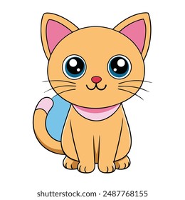 Cat vector illustrations  printable, cute designs for clipart, cartoons, and line art.