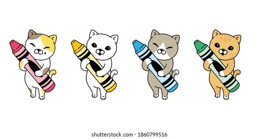 ilustración de dibujos animados de gatito sin soldadura de gatito de patrón gato