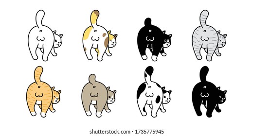 ícono del gato gatito dibujo de dibujos animados personaje de dibujos animados doodle