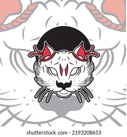 cat vector kitten sushi japan ramen