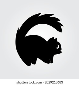 Cat vector logo, cute and simple, best for brand, vector illustration EPS 10 file format
