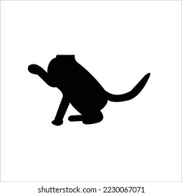 Katzenvektorlogo-Design-Tier