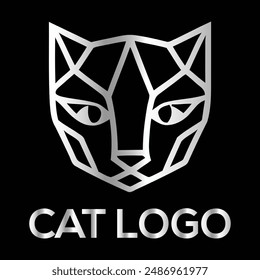 Cat vector logo design template. suitable for use as a company logo. High quality illustration