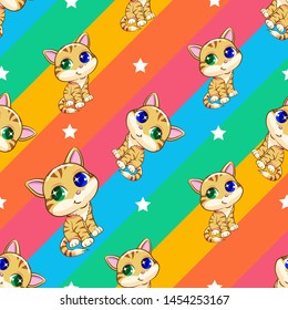 cat vector pattern graphic design