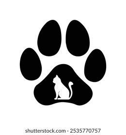 Cat Vector Paws Art Illustration