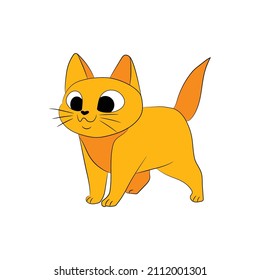 cat vector set graphic clipart design.