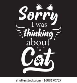 Cat vector for t shirt, Cat drawing, meow text, t shirts, 