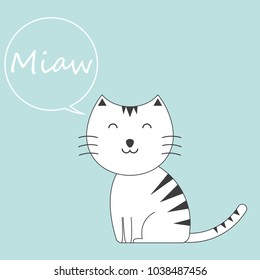 Cat Vector Template Design