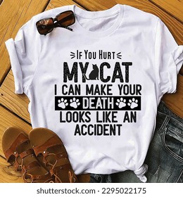 cat vector t-shrit design I hope you like my t-shirt desgin all pepole