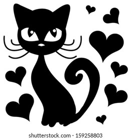 cat vector/T-shirt graphics/cute cartoon characters/cute graphics for kids/Book illustrations/textile graphic/graphic designs for kindergarten/cartoon character design/fashion graphic/cute wallpaper