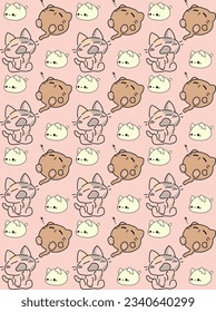 Papeles de gatos para personas que aman a los animales, aman a los gatos, pintan hermosos fondos de pantalla. puede personalizarse y editarse según sea necesario