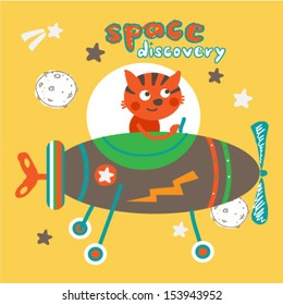 cat went to the moon
