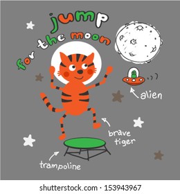 cat went to the moon