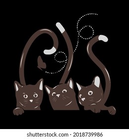 cat in your pocket funny wo art art best design vector illustration for use in design and print poster canvas