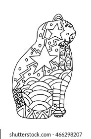 Cat Zentangle