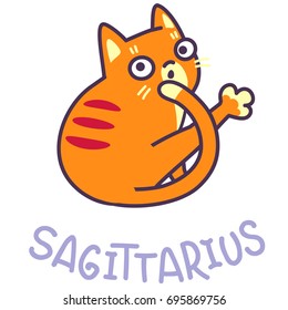 Cat Zodiac Astrology Sign Sagittarius