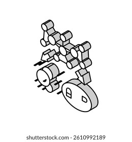 catabolism biochemistry isometric icon vector. catabolism biochemistry sign. isolated symbol illustration