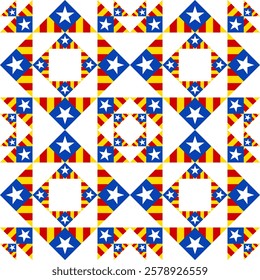 catalan pattern. geometric background for decoration. vector illustration