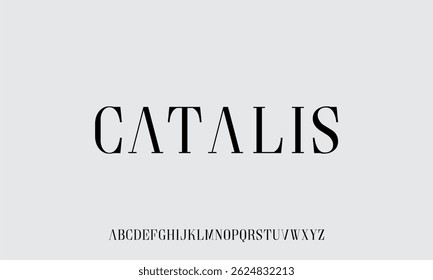 Catalis es una tipografía serif refinada con un contraste elegante y una estética minimalista. Ideal para la marca de moda, diseño editorial, embalaje de lujo y proyectos de logotipos modernos.