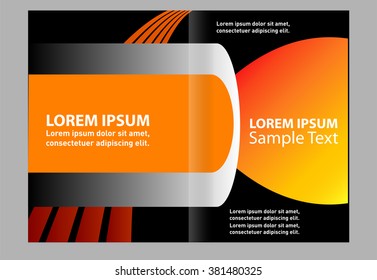 Catalog or brochure template design 