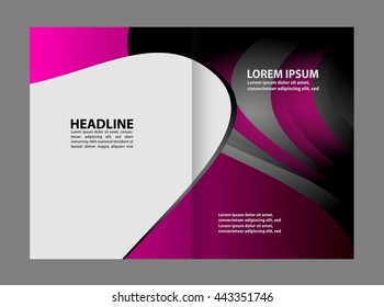 Catalog or brochure template design
