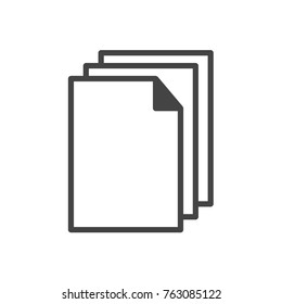 Catalog button vector icon