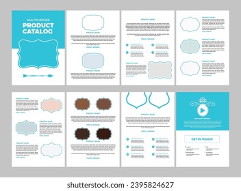 Catalog company multipage pages design or brochure template | 	
Company profile brochure template multipage brochure design | 	
Creative and minimal corporate business catalog design template company