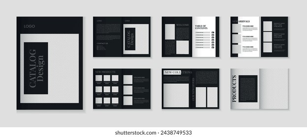 Catalog design or 12 pages product catalogue template design