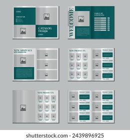 Catalog design or 12 pages product catalogue template design