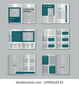 Catalog design or 12 pages product catalogue template design