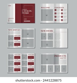 Catalog design or 12 pages product catalogue template design