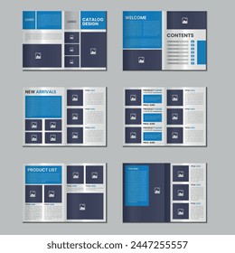 Catalog design or 12 pages product catalogue template design