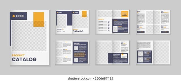 Catalog design or 12 pages product catalogue template design