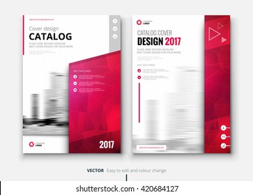 Catalog Design. Corporate Business Annual Report Brochure Flyer Design. Leaflet Cover Presentation. Catalogue With Abstract Background. Modern Publication Poster Magazine, Layout, Template. A4 Size