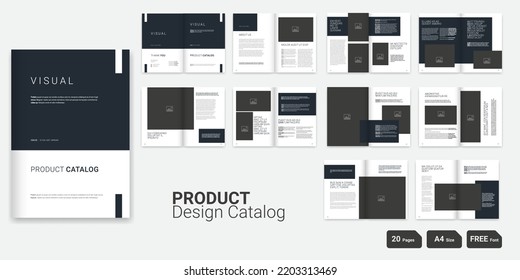 Catalog Design Product Catalogue Layout Design Minimal Catalog Design