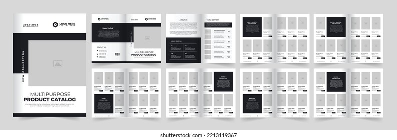 Catalog design or Product catalog design or catalogue template design